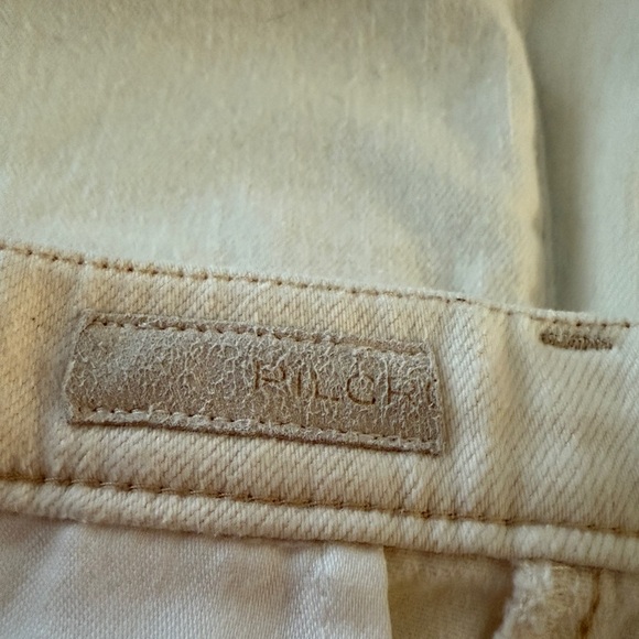 Pilcro Women's Cream Cotton Blend Shorts - - Picture 10 of 13